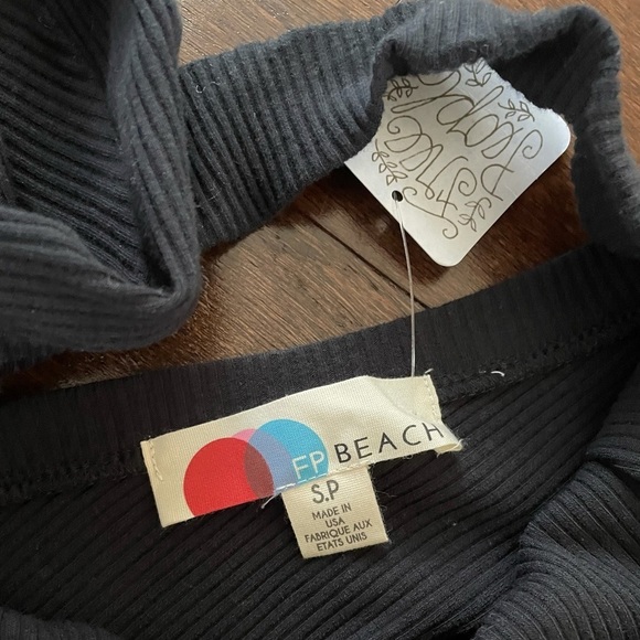 FREE PEOPLE BEACH black beach dress size small - Picture 7 of 7